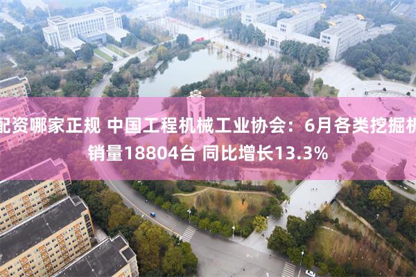 配资哪家正规 中国工程机械工业协会：6月各类挖掘机销量188